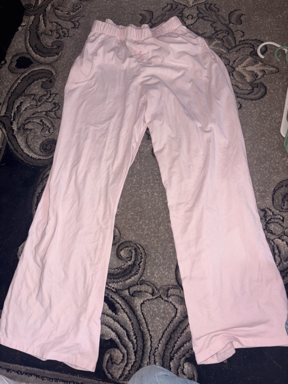 No Boundaries Light Pink Elastic Waist Lounge Pants